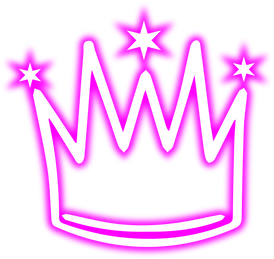 Glowing Neon Crown